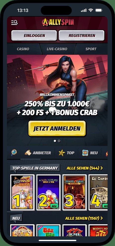 Casino allyspin in Germany